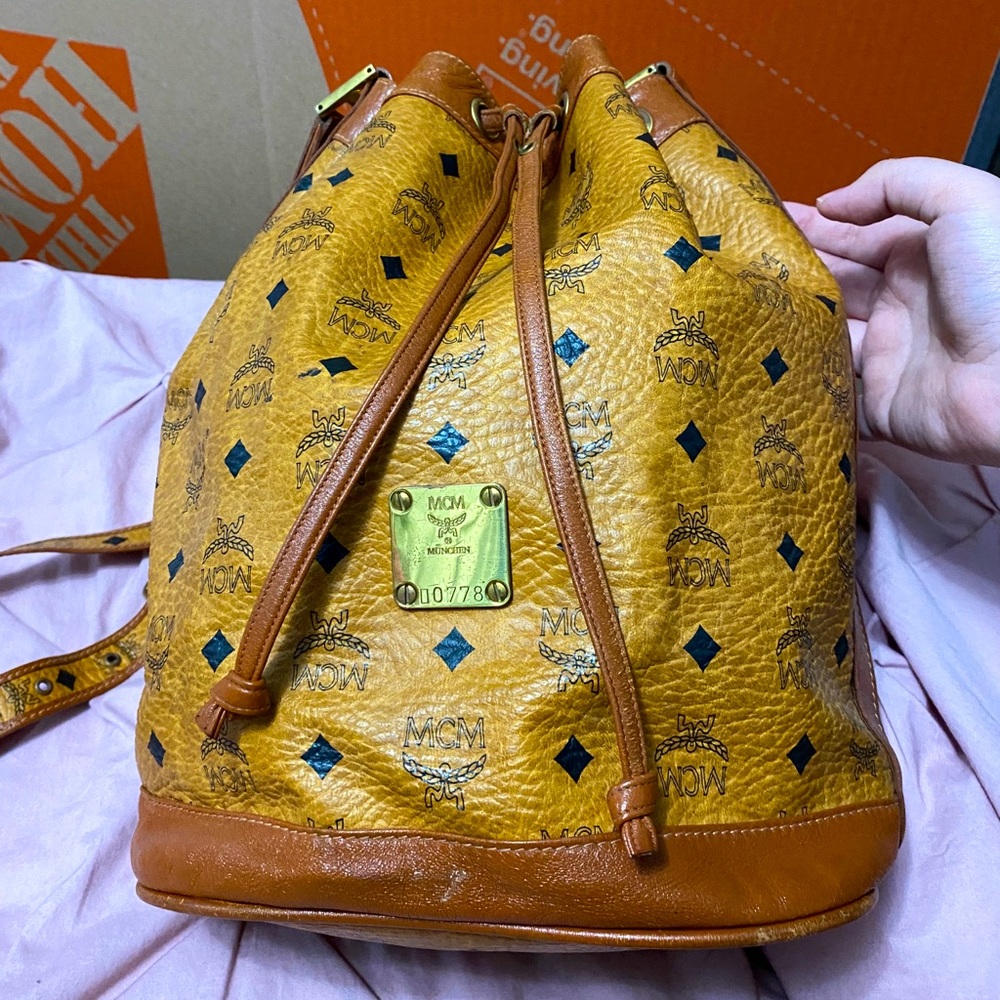 MCM Bucket Crossbody Bag
